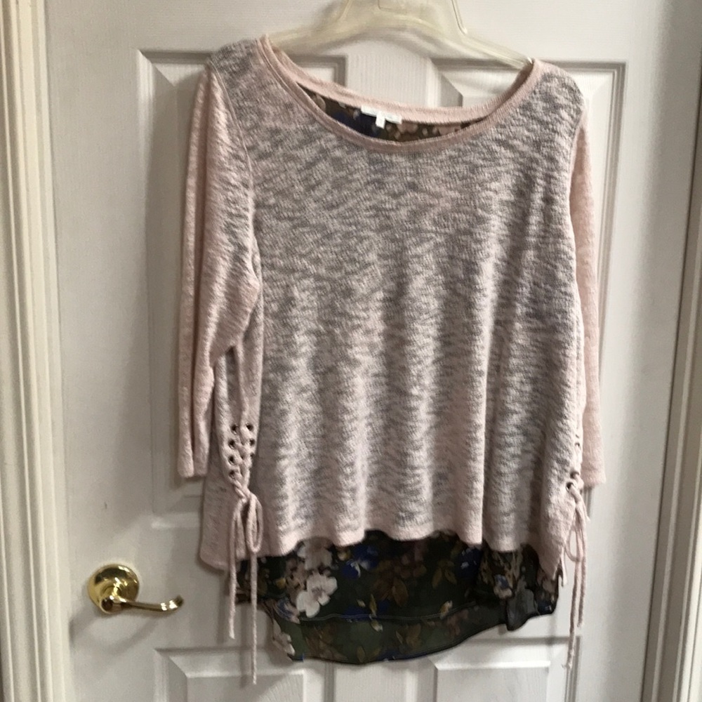 (A) Ava James woman’s top with a layered look